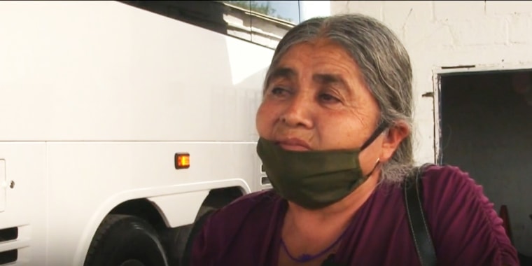 Lorenza Almanzas, the grandmother of slain Fort Hood soldier Vanessa Guillen, gives an interview to Telemundo.