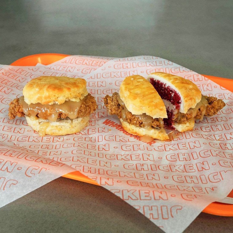 Image: Honey butter chicken biscuit cake