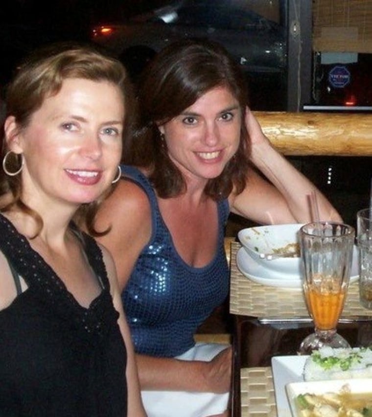 Susan Ledyard and her best friend, Megan Doherty