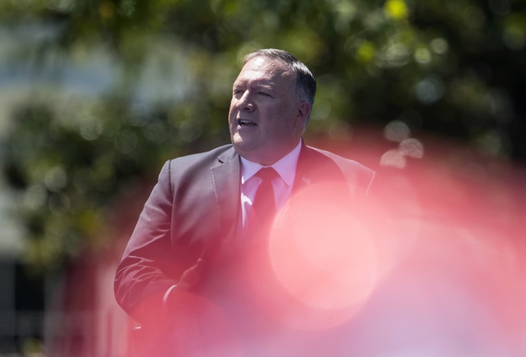 Secretary Of State Michael Pompeo Delivers Speech On China And The Future Of The 'Free World'