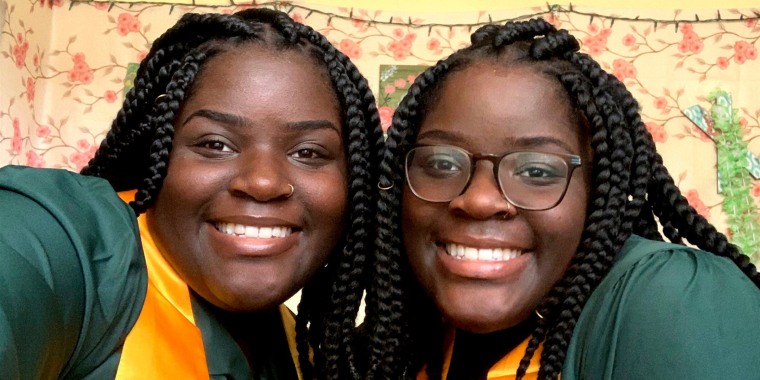 Xanah and Xarah Sproul graduated from high school in Yulee, Florida. 