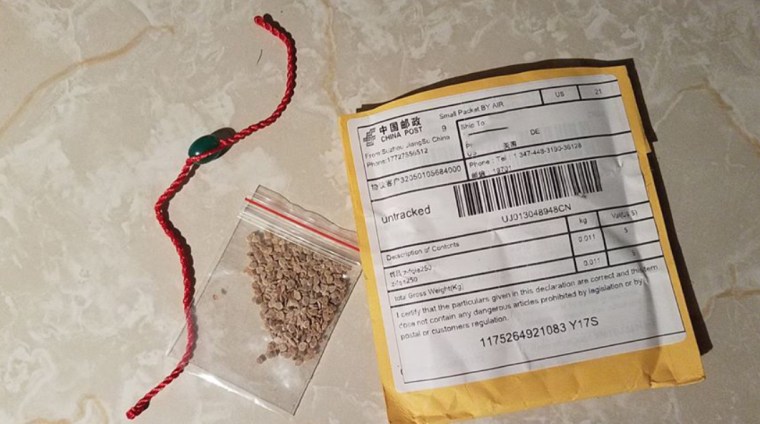 The Delaware Department of Agriculture is advising residents not to plant unsolicited seeds purportedly sent from China.