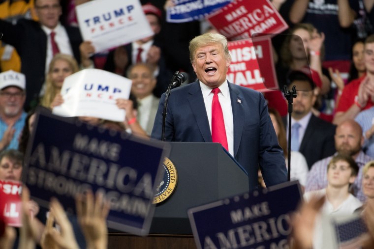 Image: Donald Trump Holds MAGA Rally In Johnson City, Tennesee