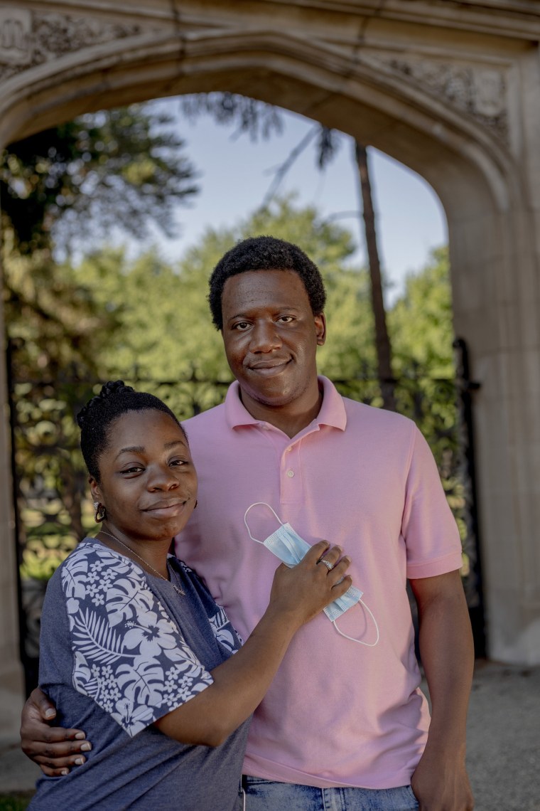 Michael Stone, 27, and his wife Jasmine.