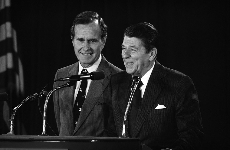 Image: Ronald Reagan, George Bush