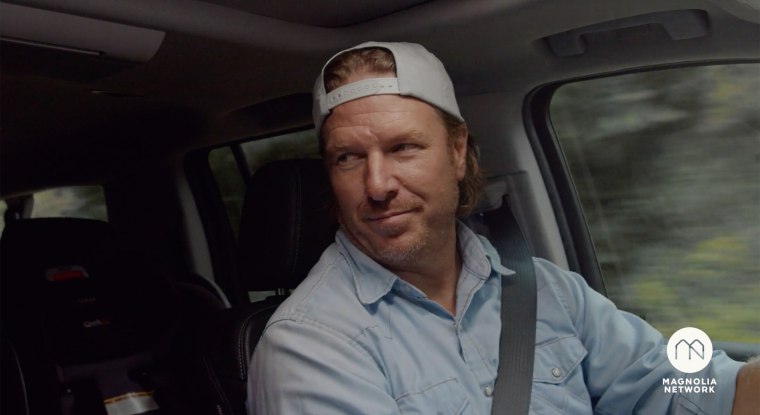 "I’ve got a surprise for you," Chip Gaines tells his wife mid-ride.