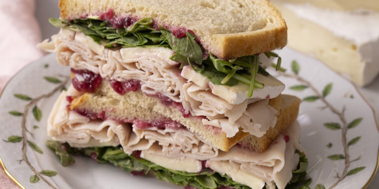 John Kanell's Turkey, Brie and Cranberry Sandwich