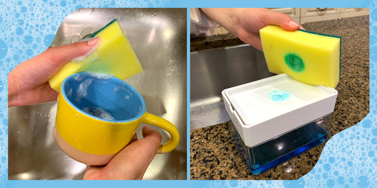 Suds Up Soap-Dispensing Dish Sponge Refill Green - New Kitchen Store