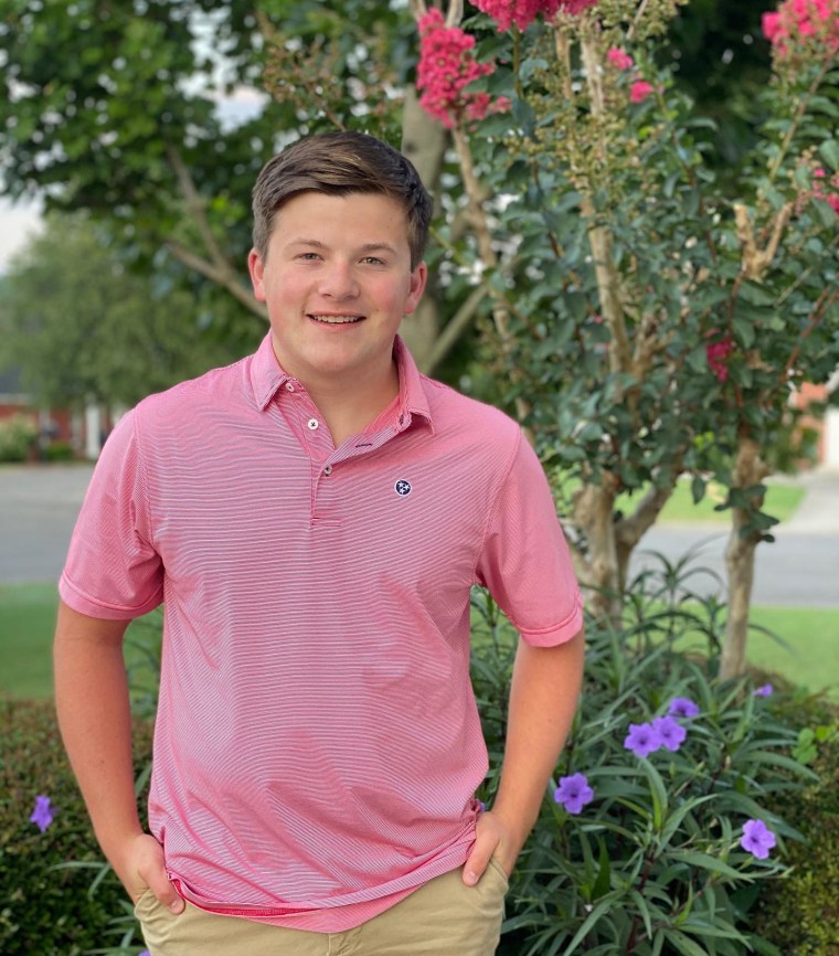 Andrew Dixon, a 16-year-old high school junior in Fayetteville, Tennessee, says he is cautious but optimistic about his school year.