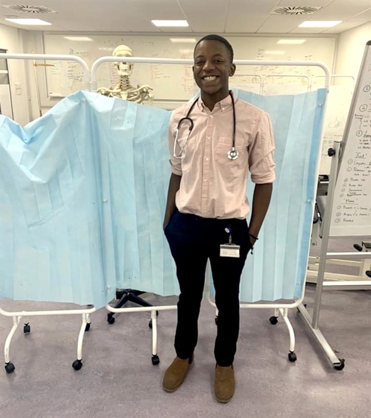Medical student Malone Mukwende is the co-author of a guidebook identifying medical conditions on dark skin.