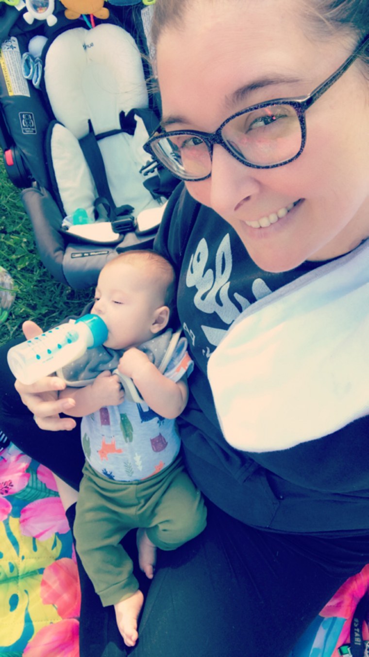 While Michelle could have kept her donor uterus to have a second child she decided against it. She's enjoying time with Cole and wanted to be as healthy as possible for her son. 