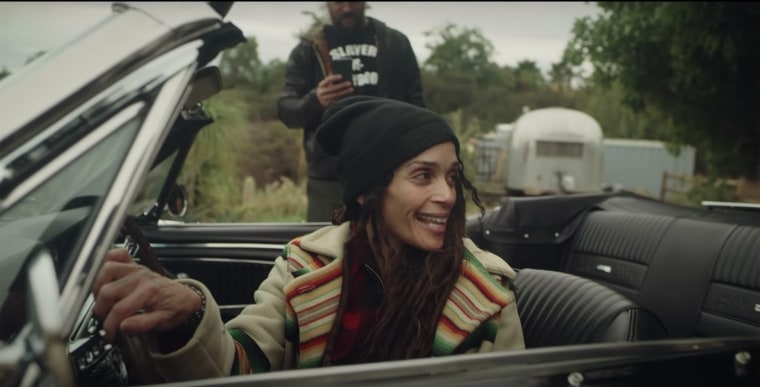 Bonet rejoices at the sight of her restored Mustang.