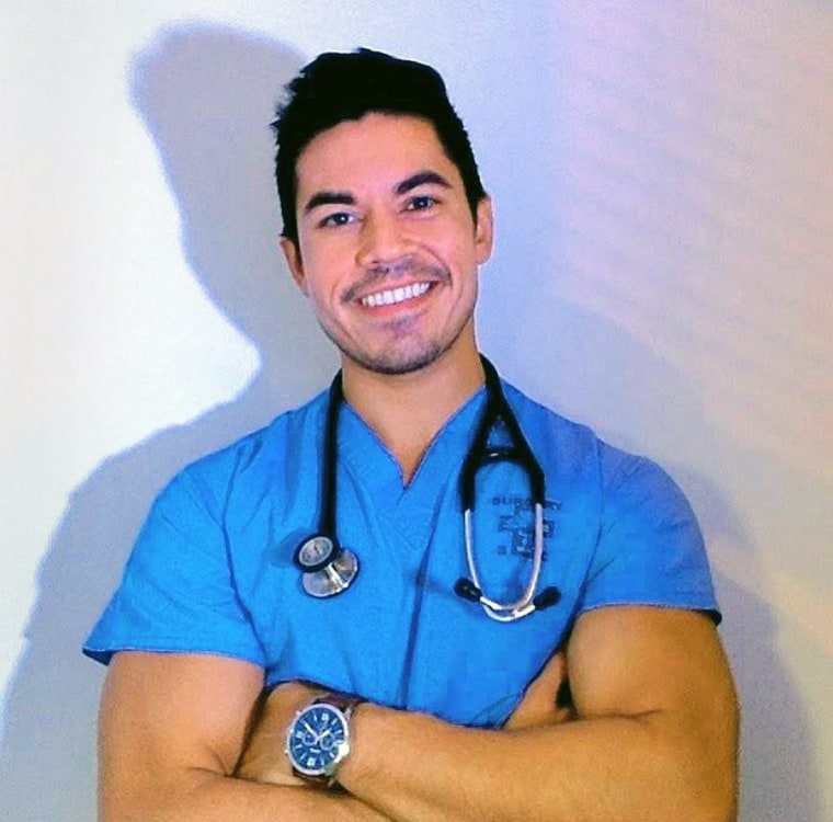 David Vega, 27, caught the virus in March when he was a medical student.