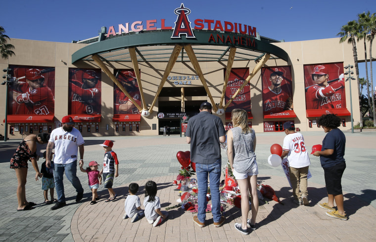 Stadium - Los Angeles Angels pitcher Tyler Skaggs has passed away