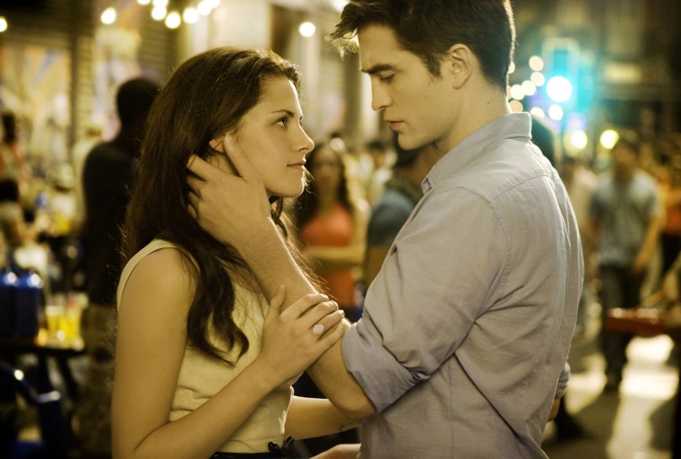 Kristen Stewart and Robert Pattinson star in The Twilight Saga: Breaking Dawn - Part 1.