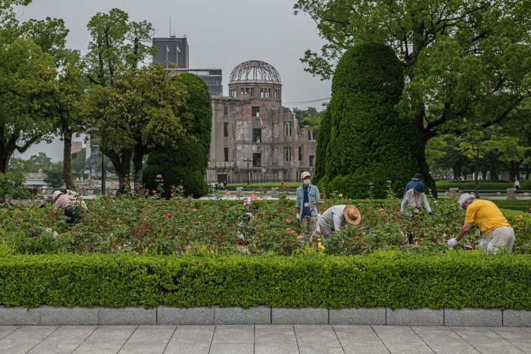 Image: Hiroshima prepares for 75th anniversary of atomic bomb