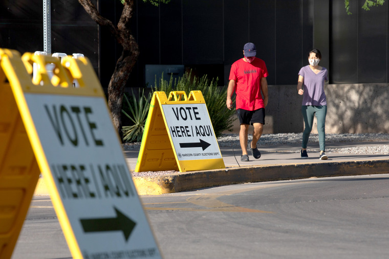 Image: Voters Head To The Polls For Arizona's Primary Election
