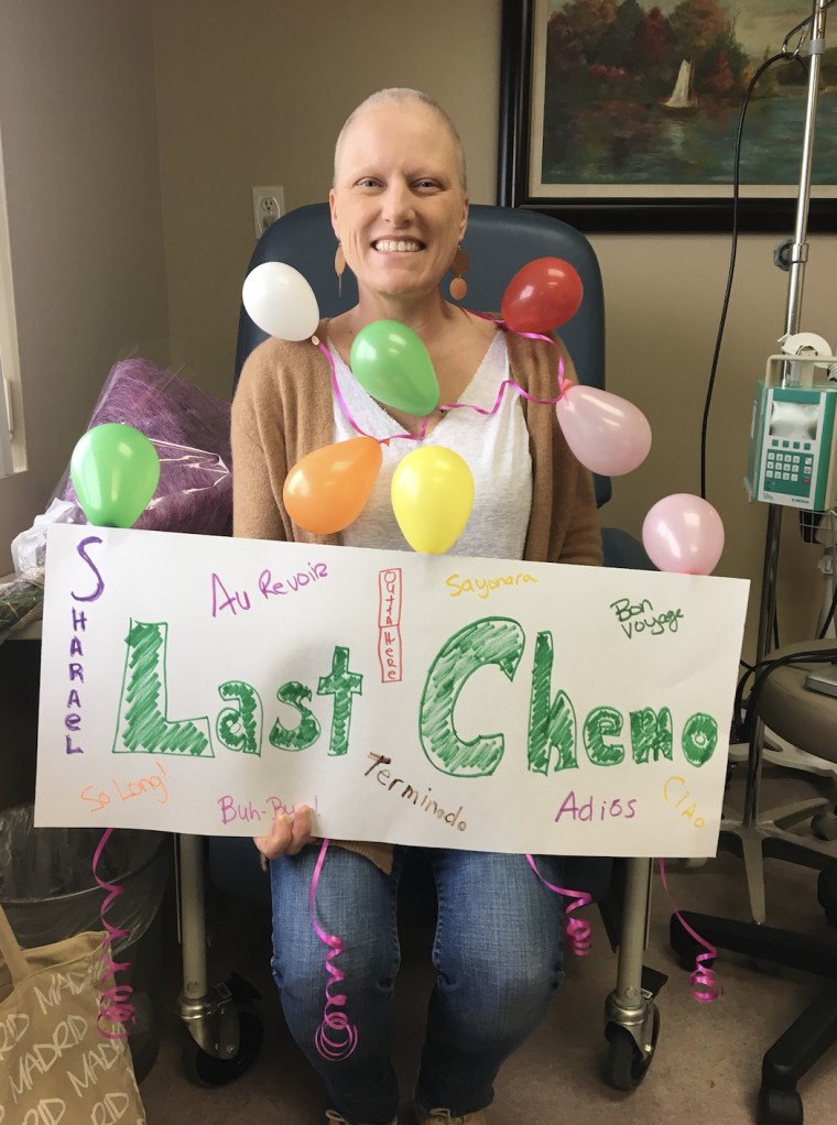 Kolberg finished her cancer treatment in December 2019.