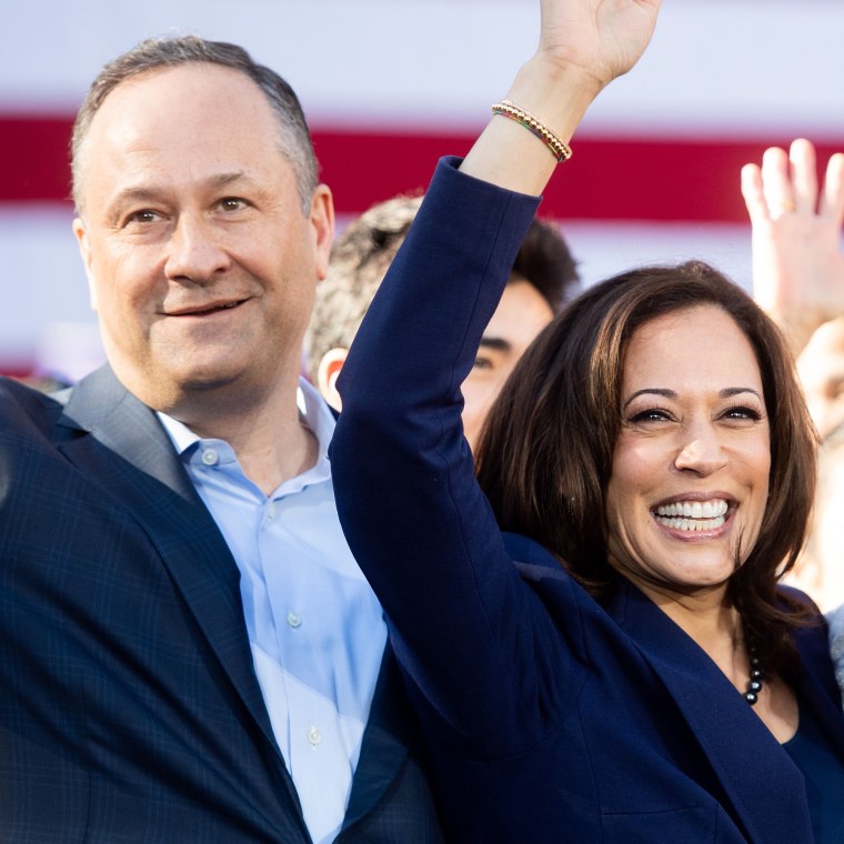 Vice President-elect Kamala Harris and husband Douglas Emhoff