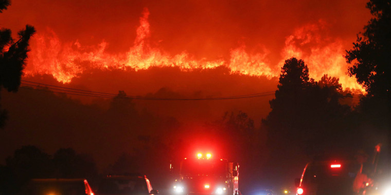 Image: Lake Fire In Southern California Grows Rapidly, Forcing Evacuations And Threatening Structures