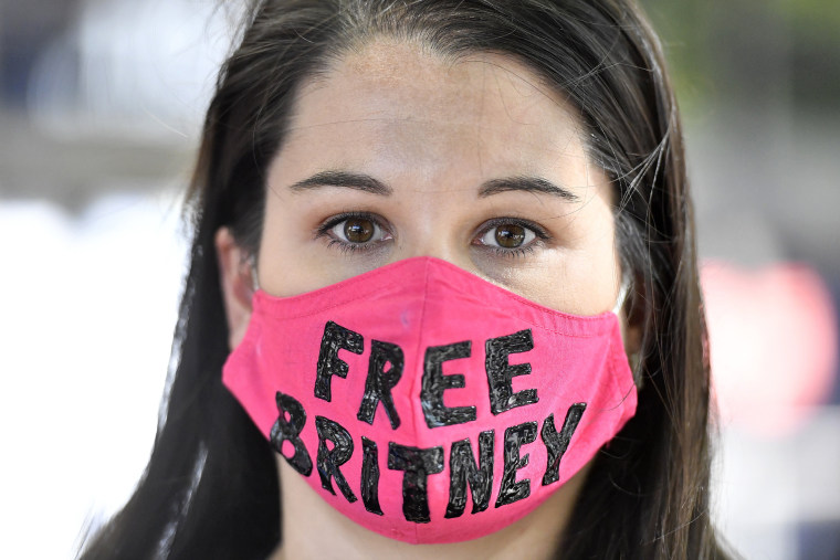 #FreeBritney Protest Outside Courthouse In Los Angeles During Conservatorship Hearing