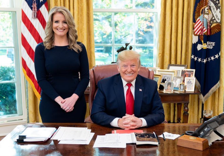 IMAGE: Jenna Ellis and President Donald Trump