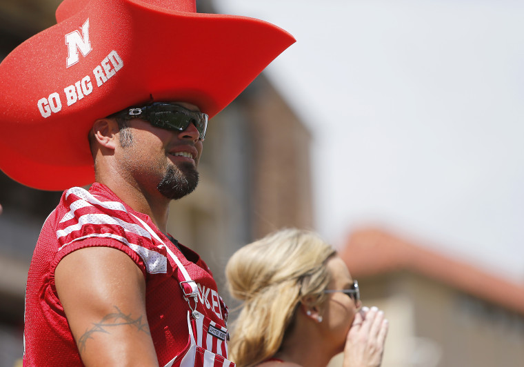 Image: Big Red Fans, COLLEGE FOOTBALL: SEP 07 Nebraska at Colorado