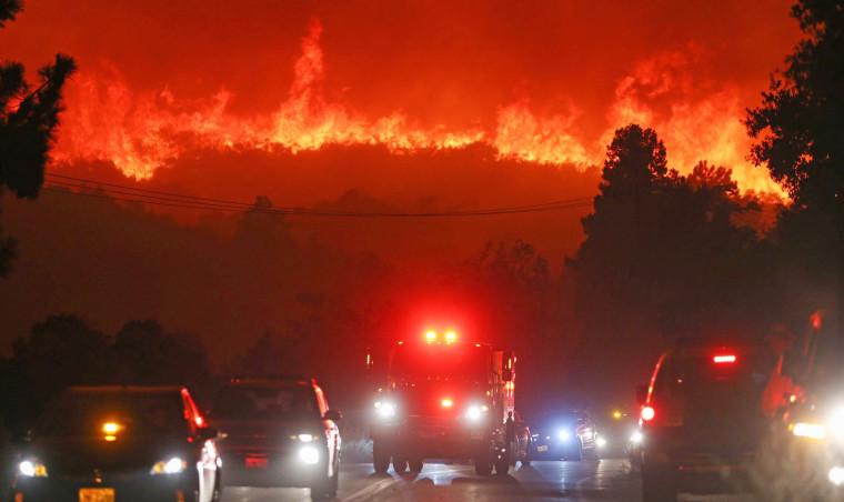Image: Lake Fire In Southern California Grows Rapidly, Forcing Evacuations And Threatening Structures