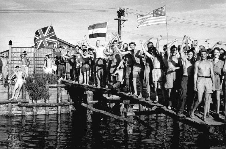 Allied Prisoners of War After Release in Japan