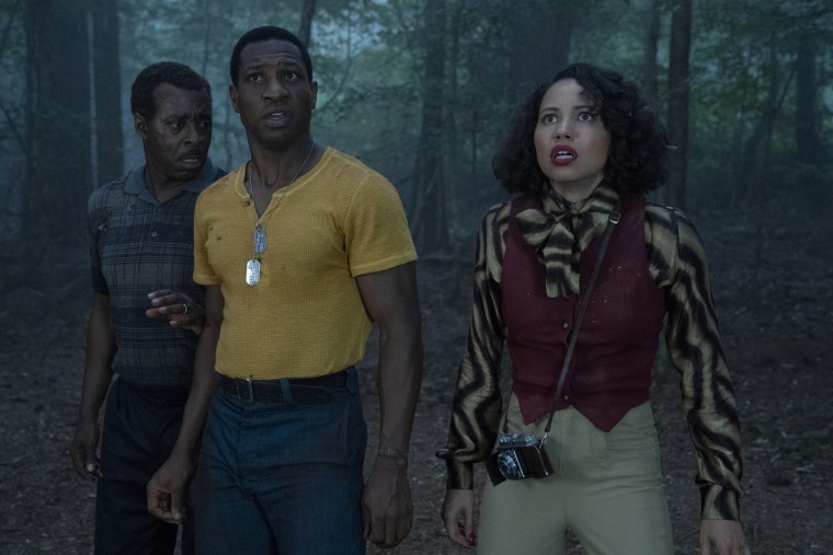 Courtney B. Vance, Jonathan Majors and Jurnee Smollett in an episode of \"Lovecraft Country.\"