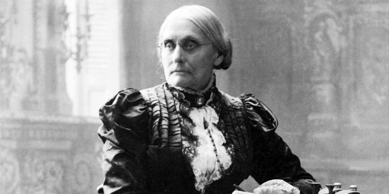 Suffragist Susan B. Anthony.