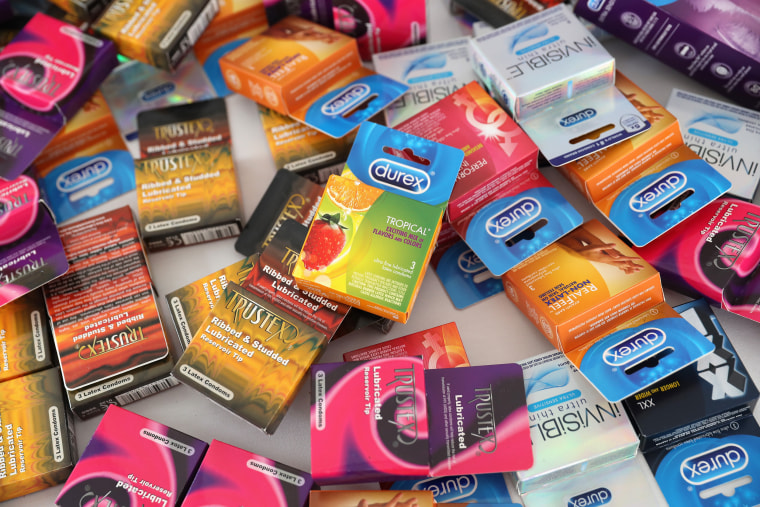 Image: Boxes of condoms