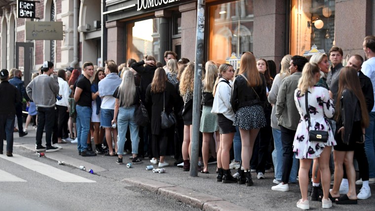 Image: Nightclubs open after the coronavirus disease (COVID-19) restrictions are lifted, in Helsinki