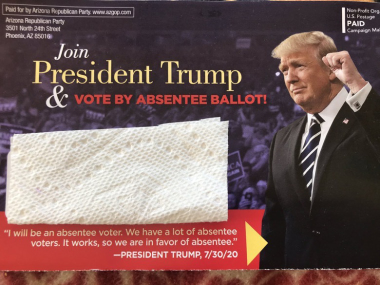 Image: Arizona Republican absentee ballot flier