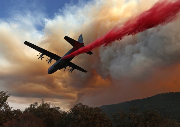 Image: LNU Lightning Complex Fire Burns In Napa County