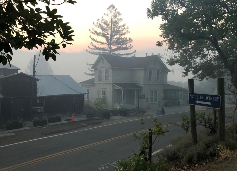 Among the fire’s early victims was Napa’s oldest family-owned winery, Nichelini Family Winery. Thanks to extensive efforts from firefighters and family members, the historic 1890 tasting room was saved.