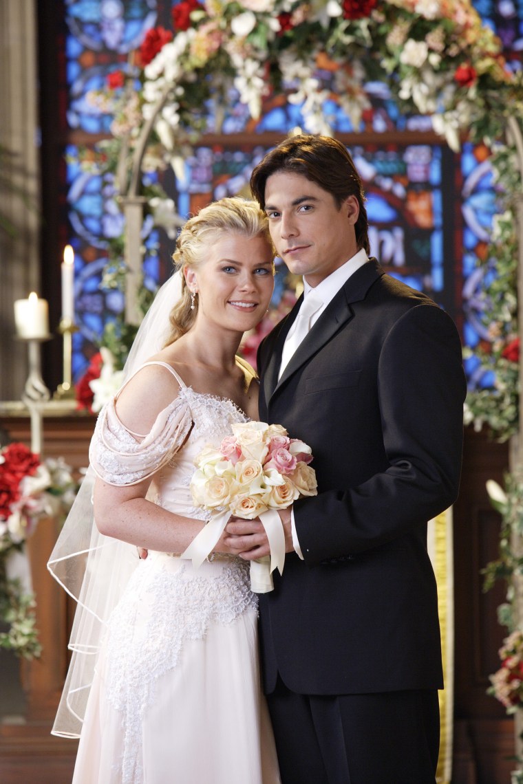 Alison Sweeney and Bryan Dattilo on "Days of Our Lives"