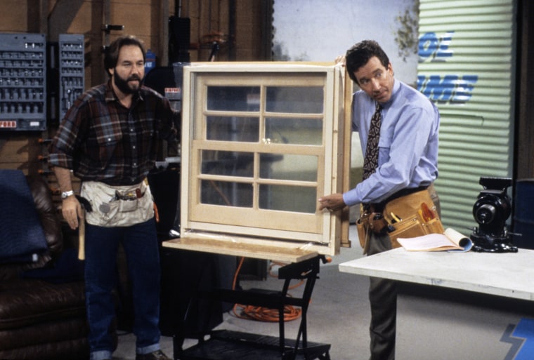 Tim Allen, Richard Karn on "Home Improvement"