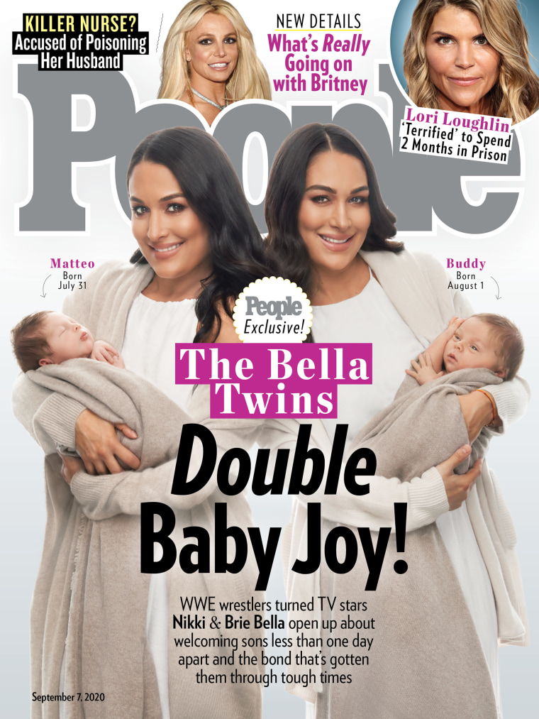 Twin sisters Nikki and Brie Bella each welcomed newborn sons within a day of each other.