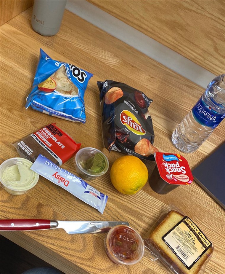 Students shared images of the that meals NYU provided to them while in quarantine to TikTok, which quickly went viral.