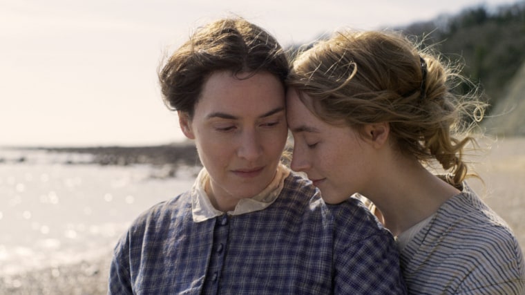 Kate Winslet and Saoirse Ronan in "Ammonite"