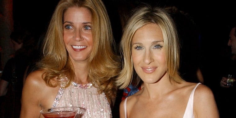 Candace Bushnell and Sarah Jessica Parker