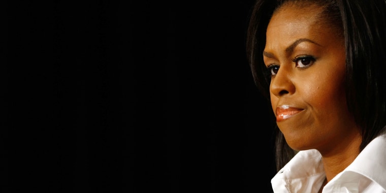 Michelle Obama Makes Remarks On Health Insurance Reform