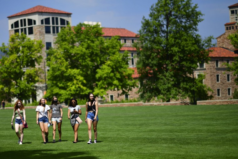 Image: Colorado University Students Return To Campus For Fall Semester