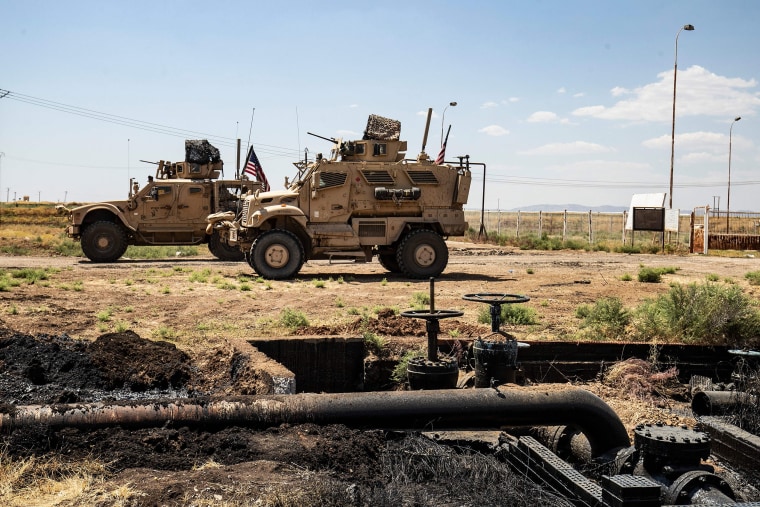 Image: U.S. soldiers in Syria's northeastern Hasakeh province