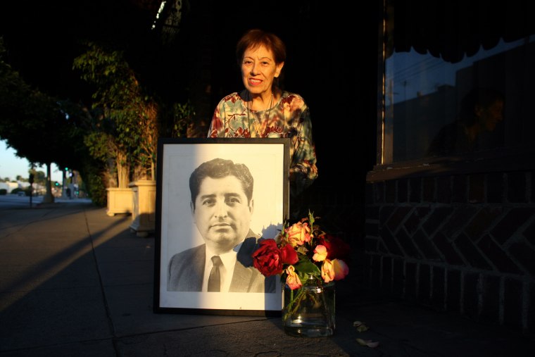 On the day LA Times columnist Ruben Salazar was killed by a sheriff s deputy, Frank Casado scrawled