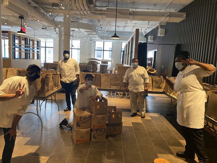 Peartree's team served 600 meals three times a week throughout the summer — that's 1,800 meals each week to families in need.