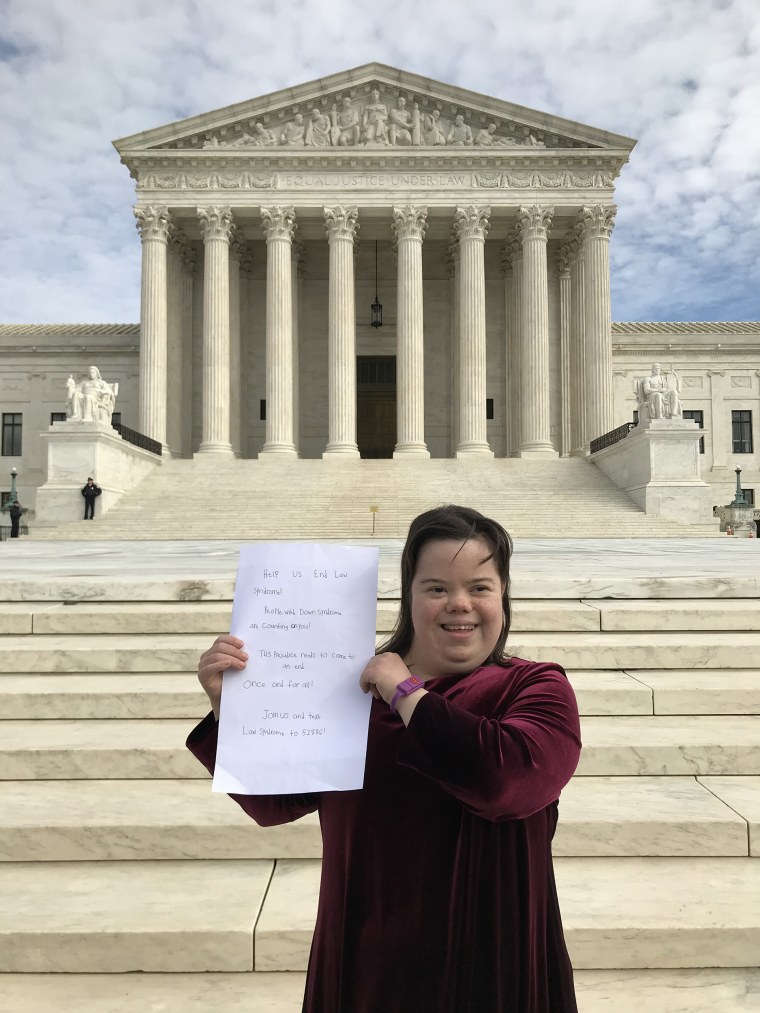 Charlotte Woodward enjoys college and hopes to some day marry. Some laws prevent people with Down syndrome from getting married because they no longer qualify for health insurance and other support. She hopes this changes so she can fulfill all her dreams. 