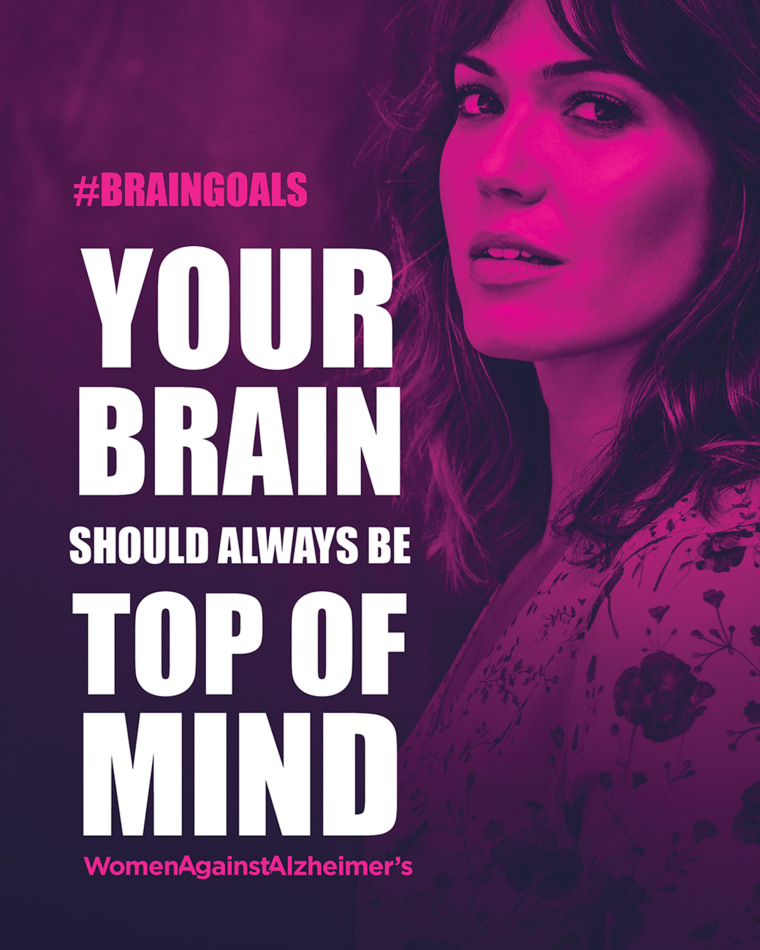 Moore wants women to keep their focus on the importance of brain health as ambassador to the Be Brain Powerful campaign.