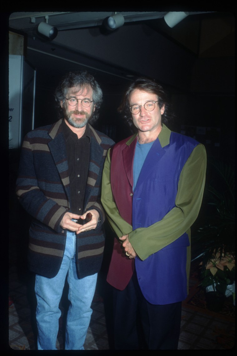 Steven Spielberg With Robin Williams